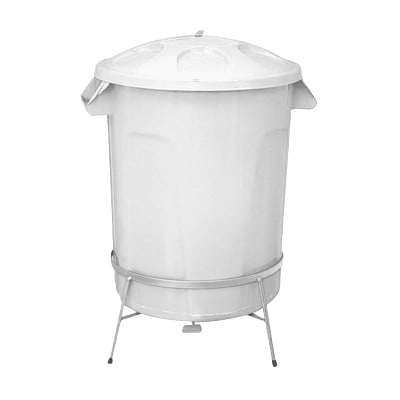 Cesto de lixo redondo com pedal 100 litros