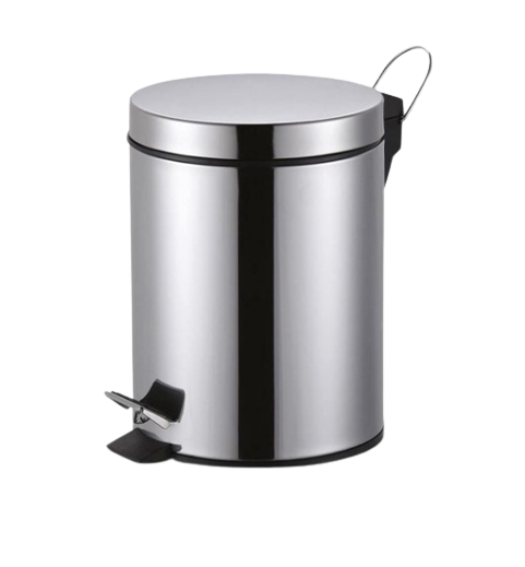 lixeira inox com pedal e recipiente 10 5 litros