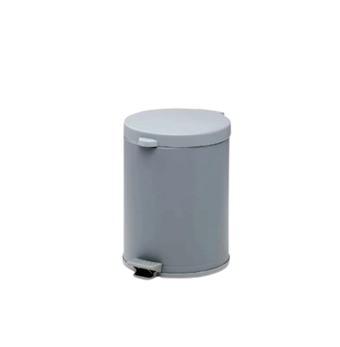 lixeira inox e plastico com pedal e recipiente 4 5 litros