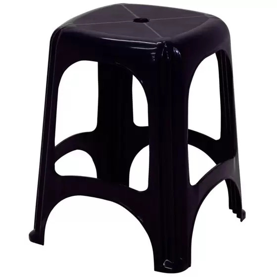 banqueta de plastico niteroi preta