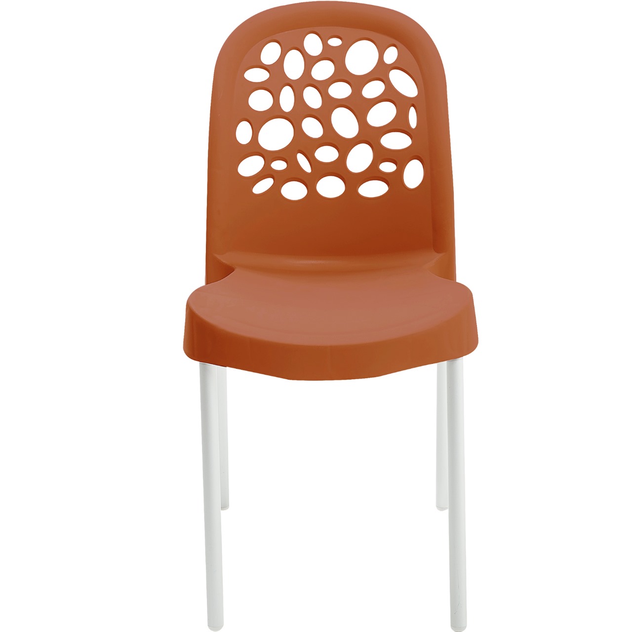 cadeira de plastico deluxe marrom