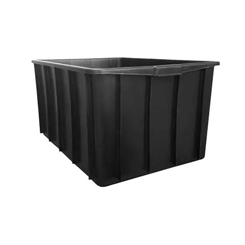 Caixa plastica fechada sem tampa 130 litros