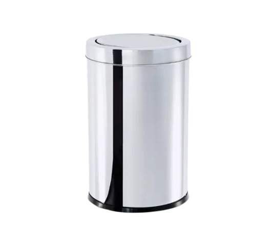 lixeira inox com tampa basculante 28 17 litros
