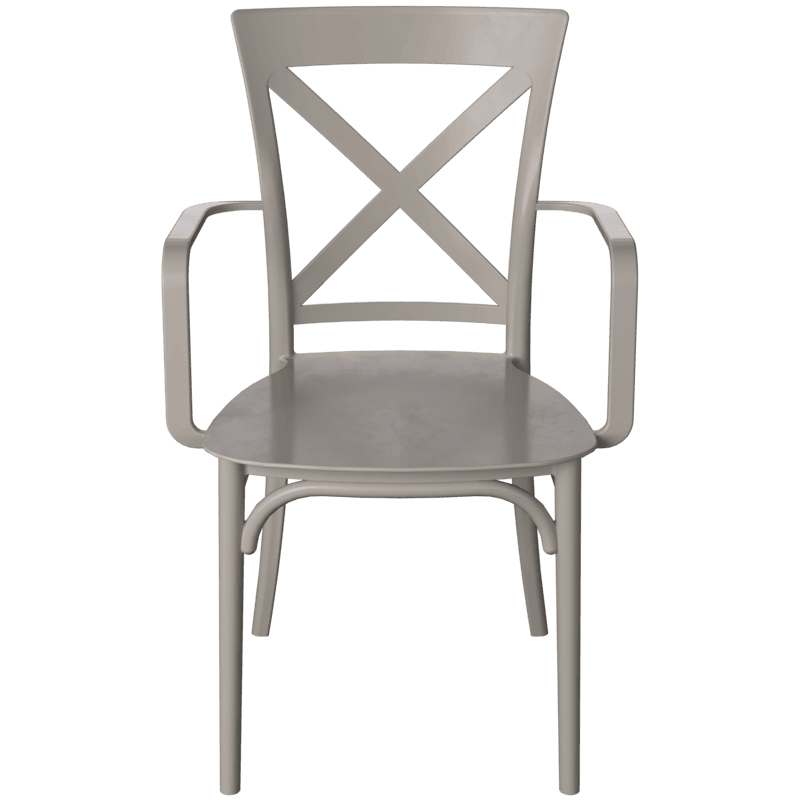 Poltrona de Plástico Robust Cross Nude - Forte Plástico
